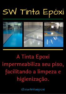 Tinta Epóxi - Impermeabilização do piso
